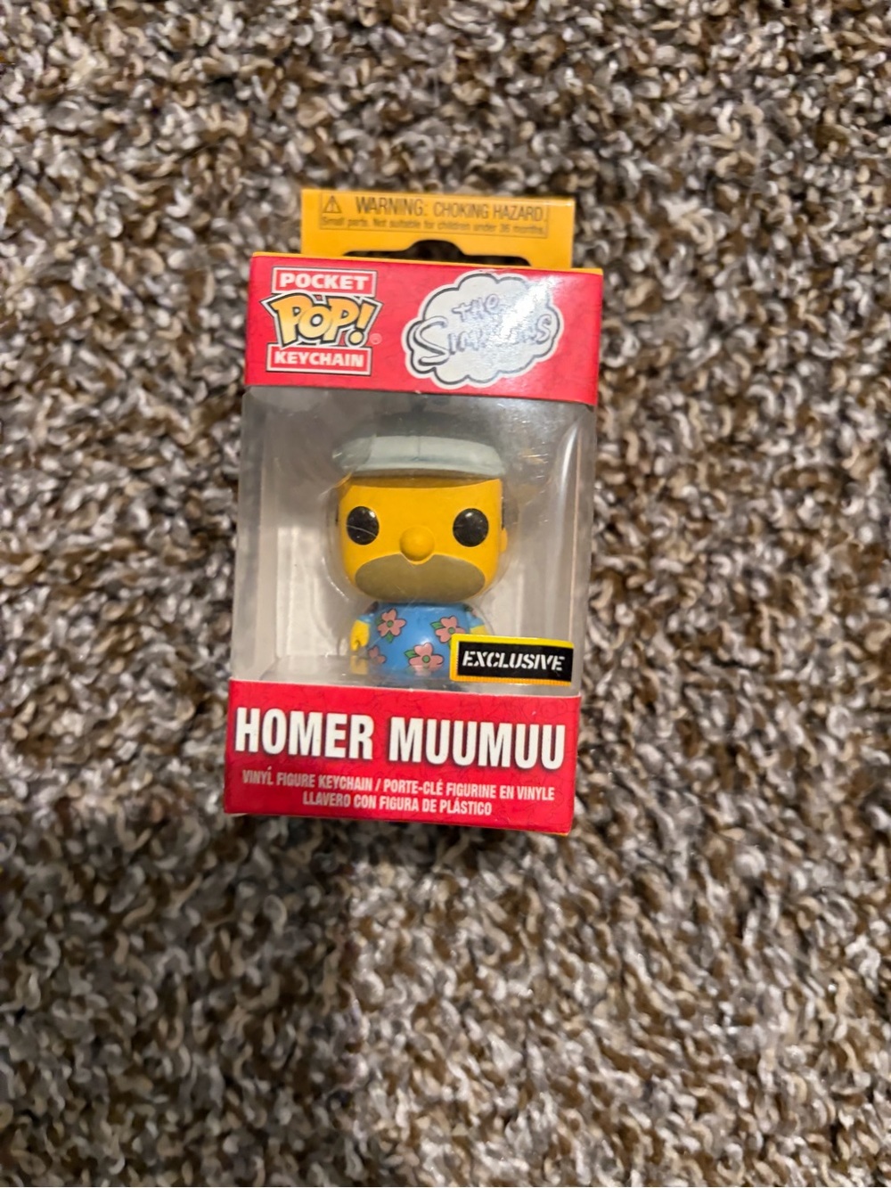The Simpsons Homer MuuMuu Funko Pop Keychain(PleRead)